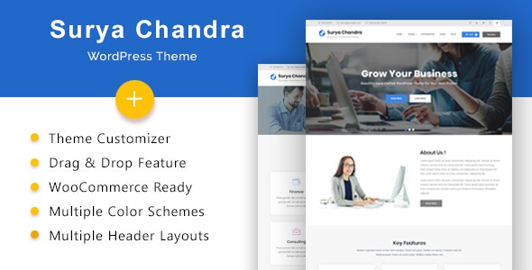 Surya Chandra - Responsive Multi-Purpose WordPress Theme Logo