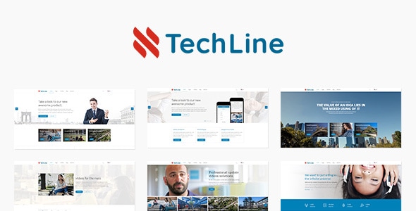 TechLine - Technology Modern Theme Logo