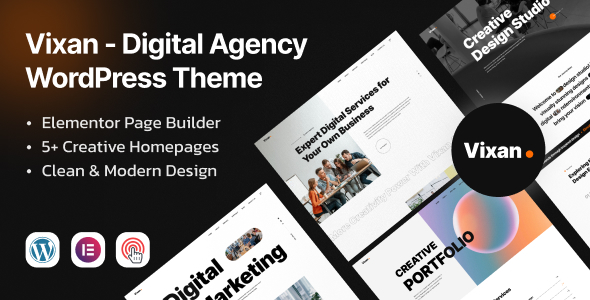 Vixan - Digital Agency Portfolio Elementor WordPress Theme Logo